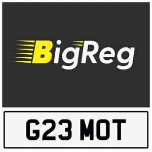 CAR MOT GARAGE TOW TRUCK MOTS UP LORRY PRIVATE REGISTRATION NUMBER PLATE G23 MOT - Picture 1 of 5