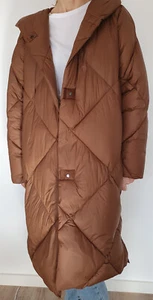 Steppjacke Damen Größe 36 Cinque Oversize Hellbraun Kramell Neu mit Kapuze  - Bild 1 von 9