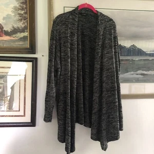 Apt 9 Gray Open Front Cardigan Sweater Shrug Women’s 2X A1384 - Picture 1 of 4