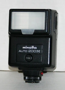 Minolta Auto 200X Shoe Mount Flash Untested - Picture 1 of 5