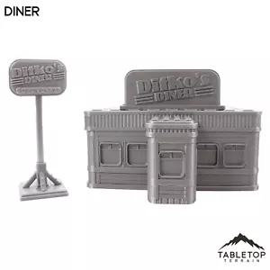 Diner - Edificio del Protocolo de Crisis de Marvel - Terreno de Mesa MCP Urbano Moderno - Imagen 1 de 7