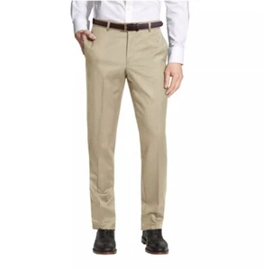 Galaxy By Harvic Men's Enrico Bertucci Belted Slim Fit Dress Pants Khaki Size 36 - Bild 1 von 1