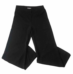 Nanette Lepore Wide Leg Crepe Pants Size 8 Very Black NWT - Picture 1 of 13