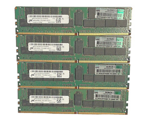256 GB (4x64GB) DDR4 LRDIMM RAM - MICRON HP 809085-091 - 4DRx4 PC4-2400T-L