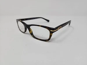 Coach HC 6054 Elise 5001 Eyeglasses Frames Dark Tortoise Full Rim 50-16-135 - Picture 1 of 8
