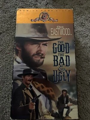 Clint Eastwood THE GOOD THE BAD THE UGLY (VHS  2-Tape Set 1991) LIKE NEW - Image 1 of 4