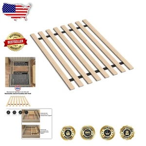 Premium Queen Wooden Bunkie Board - Enhance Mattress Life Without Box Springs - Picture 1 of 8