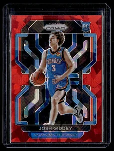 2021 Panini Prizm Josh Giddey #301 RC Rookie Red Ice - Foto 1 di 2