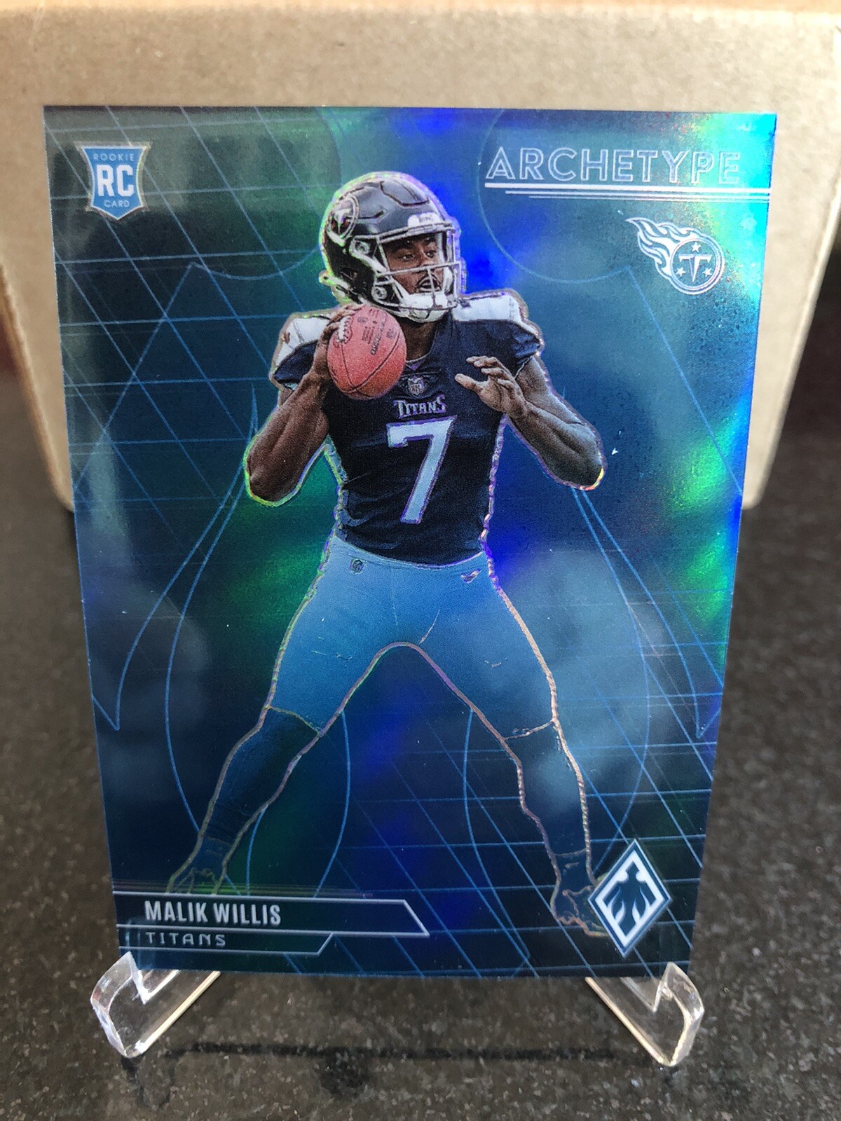 2022 Phoenix Football Archetype Malik Willis Case Hit. SSP