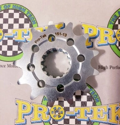 Pro-tek Kawasaki Front Sprocket 525 Pitch 13T 14T 15T 1998 1999 2000 Ninja ZX6R - Image 1 of 4