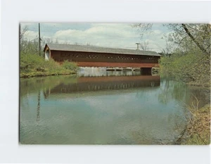 Postkarte Paper Mill Bridge North Bennington Vermont USA - Bild 1 von 2