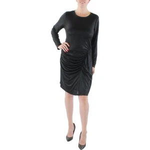 Lauren Ralph Lauren Womens Foil-Print Knee Formal Midi Dress BHFO 1867 - Picture 1 of 2