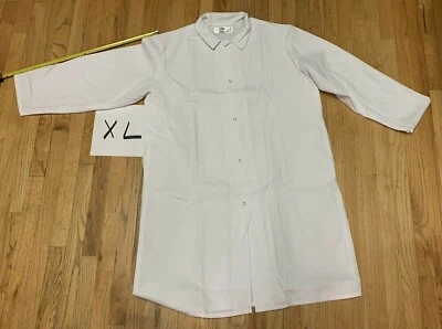 New AGI Gripper-Front Spun Polyester Pocketless Butcher/frock/gown Various Sizes - Image 1 of 4