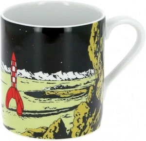 Auf dem MOND - Tim und Struppi tintin Tasse cup mug 10 cm kein Poster - Bild 1 von 3
