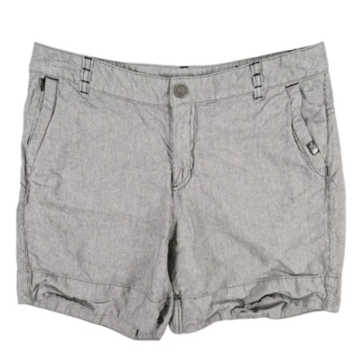 North Face Shorts Women’s Size 10 Linen Blend Outdoor Travel Hiking Trail Chino - Image 1 of 4