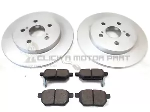 REAR 2 BRAKE DISCS & PADS FOR TOYOTA PRIUS 1.8 HYBRID 2009-2015 - Picture 1 of 1