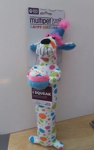 Multipet Happy Birthday Squeak Dog Toy - Picture 1 of 1
