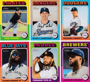 2024 Topps Heritage High Set (501-700) - Skenes, Langford, Yamamoto, Chourio ++ - Picture 1 of 1