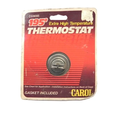 TERMOSTATO DE TEMPERATURA EXTRA ALTA CAROL 1986 195 GRADOS VINTAGE CON JUNTA NORS DE COLECCIÓN NUEVO Foto 1 de 2