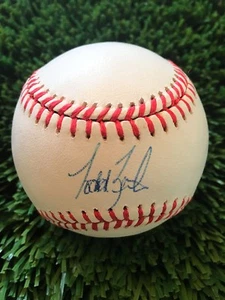 TODD ZIELE SIGNIERT NATIONAL LEAGUE BASEBALL CARDINALS PHILLES CUBS METS YANKEES - Bild 1 von 2