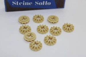 Lego (c) 10x Technic - Zahnrad 12 Zähne - tan / hellbeige - 6589 - Zahnräder - Bild 1 von 1
