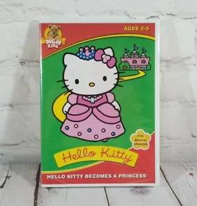 Hello Kitty Becomes a Princess (DVD, 2003) NEW 5 Magical Episodes From 1987 - Foto 1 di 6