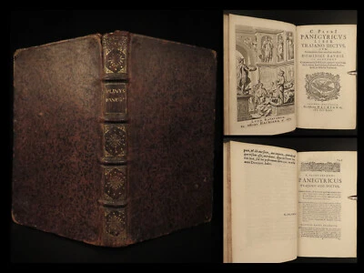 1675 Pliny the Younger Panegyricus Emperors Trajan & Domitian ROME Military  - Image 1 of 4