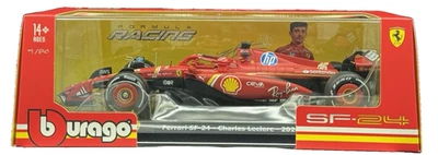 Bburago 2025 F1 Racing SF-24 Ferrari Charles Leclerc #16 1:24 Scale - Image 1 of 4