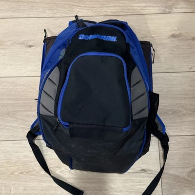 Demarini 垒球棒球背包袋蓝色黑色 — 第 1/4 张图片