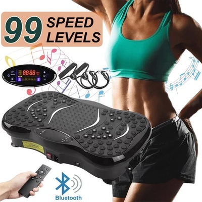 MARKENLOS 3D Vibrationsplatte Fitness Vibrationsgerät Vibro Heimtrainer Body Shaper Sport