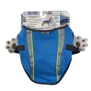 Neu mit Etikett Hydro Dogz Hydro Cool kühlende Weste klein blau reflektierende Streifen UPF 50+ - Bild 1 von 9