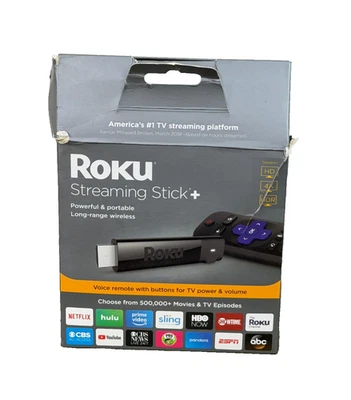 Roku Streaming Stick+ Powerful & Portable Long Range Wireless *CHECK - Image 1 of 4