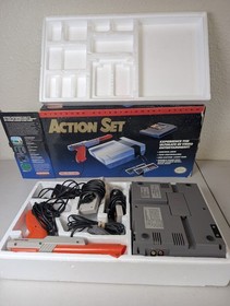 Juego de acci&oacute;n Nintendo NES completo sin insertos NES-001 2 mandos probados 