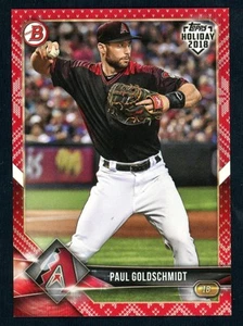 Suéter 2018 Topps Holiday Bowman rojo vacaciones/10 Paul Goldschmidt #TH-PG SSP - Imagen 1 de 2