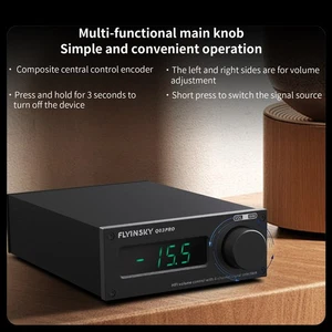 Hifi Q03Pro CS3310 Remote preamplifier Stereo Volume controller + 4 way inputs - Picture 1 of 18
