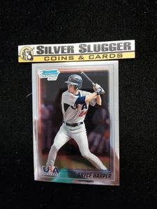 2010 Bryce Harper 1st Bowman Chrome Base #USA18-BC8 USA Philadelphia Phillies - Bild 1 von 2