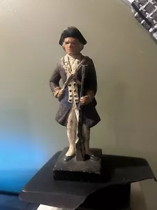 Vintage Cast Iron George Washington Statue Doorstop or Bookend 7.5” Tall USA - Picture 1 of 5