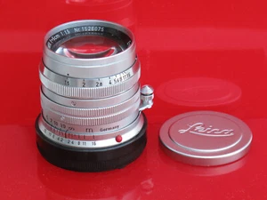 Leica M 50mm f:1.5 Summarit, late version with caps, US SELLER "LQQK" - Bild 1 von 5