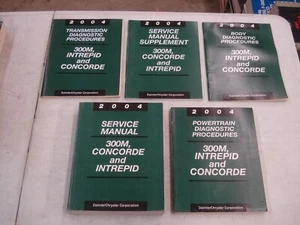 2004 DODGE CHRYSLER INTRPID 300M CONCORDE SHOP MANUALS SERVICE BOOKS REPAIR - Picture 1 of 2