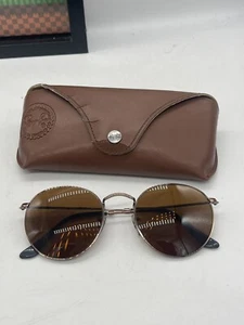 Occhiali da sole Ray-Ban rotondi metallo RB3447-9002/A6 uomo bronzo SOLO MONTATURE - Foto 1 di 13