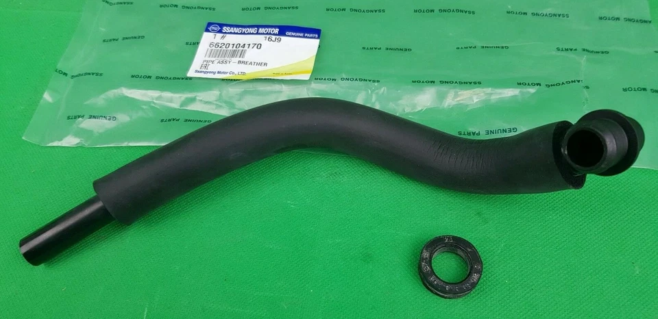 SSANGYONG MUSSO SUV 2.9 L TURBO DIESEL BREATHER PIPE + RING SEAL SET   - image 1 of 1