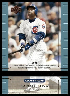 2002 Upper Deck Ovation #108 Sammy Sosa - Image 1 of 2