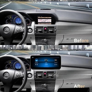 Pantalla Android 12.3" Qualcomm 680 Inalámbrica CarPlay Mercedes Benz GLK 2009-2012 - Imagen 1 de 12