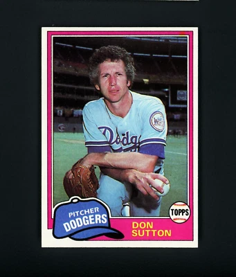 Don Sutton 1981 Topps (HOF) LA Dodgers #605 MINT - Image 1 of 2