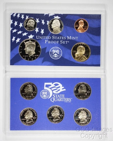 2000 San Francisco Clad Proof Set / OGP Packaging / No Stickers or Writing Cover