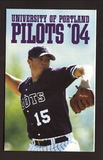 Portland Pilots--2004 Baseball Pocket Schedule--Nike