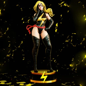 Ms Marvel 1/6 33cm 3D Print Figure Model Kit Unpainted Unassembled Garage Kit - Picture 1 of 10