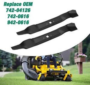 Mower Blade for Cut MTD/Cub Cadet/Troy-Bilt 42" Deck 742-04126 742-0616 942-0616 - Picture 1 of 24