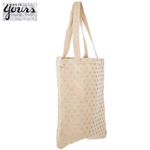Bolso de Mano Juco BASICALLY YOURS Dorado a Lunares - NUEVO Con Etiquetas - Imagen 1 de 1