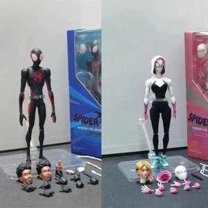 Spider-Man Across The Spider-Verse SHF Spider-Gwen Gwen Stacy Action Figure UK - Foto 1 di 9